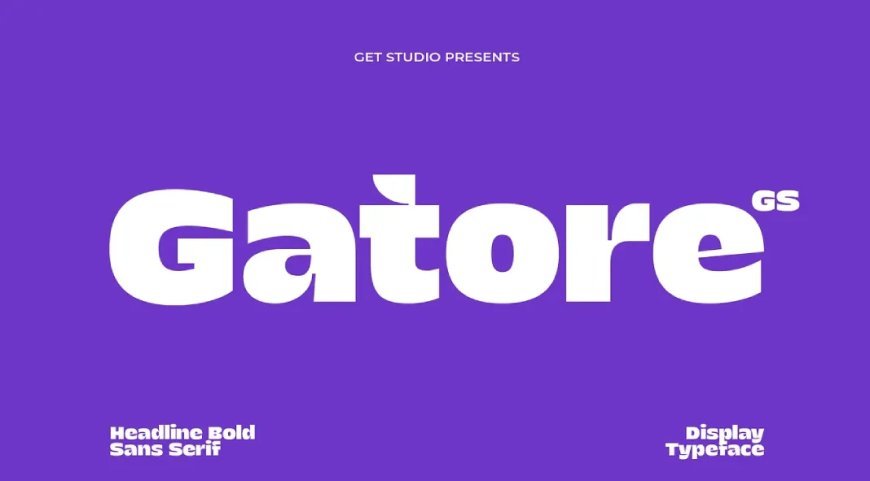 Gatore Font by Get Studio