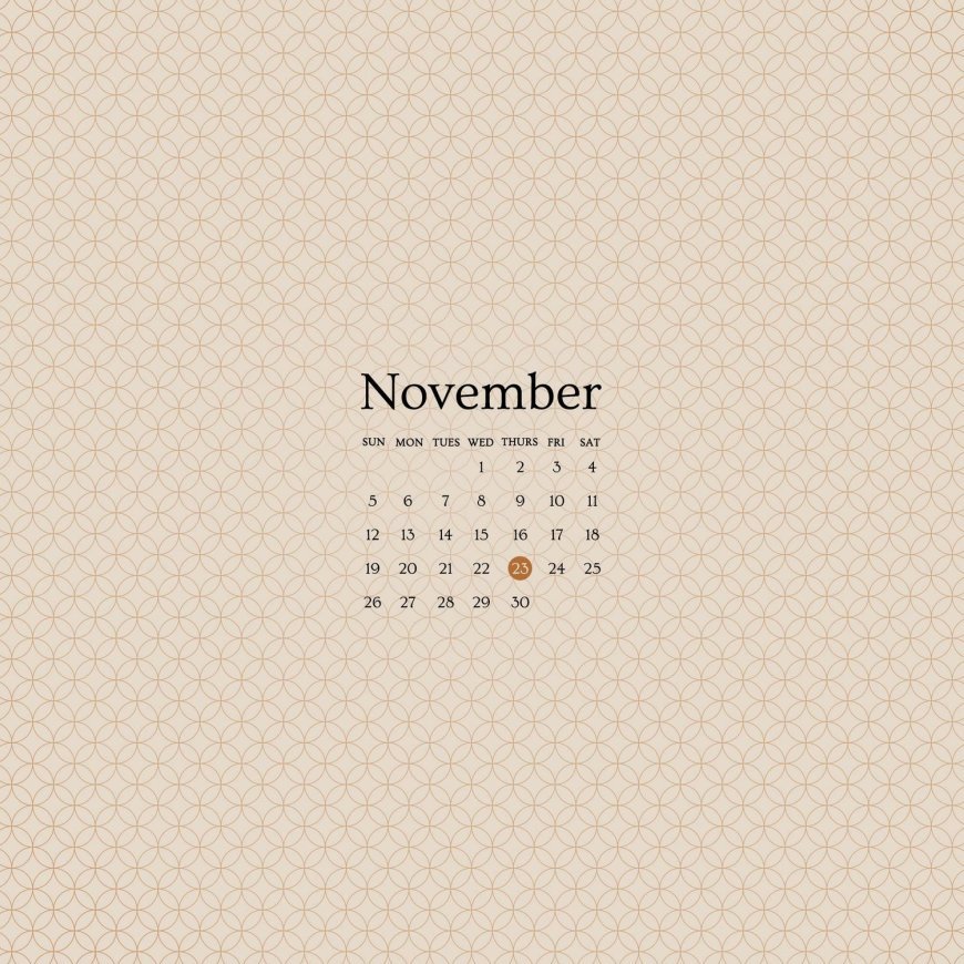 Free Wallpaper Design for November 2023