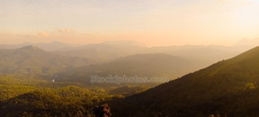 sunrise over the mountains,Green,mountains,nature,landscape,