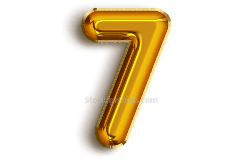 Foil Balloon Numerical Numbers Illustration PNG (8)