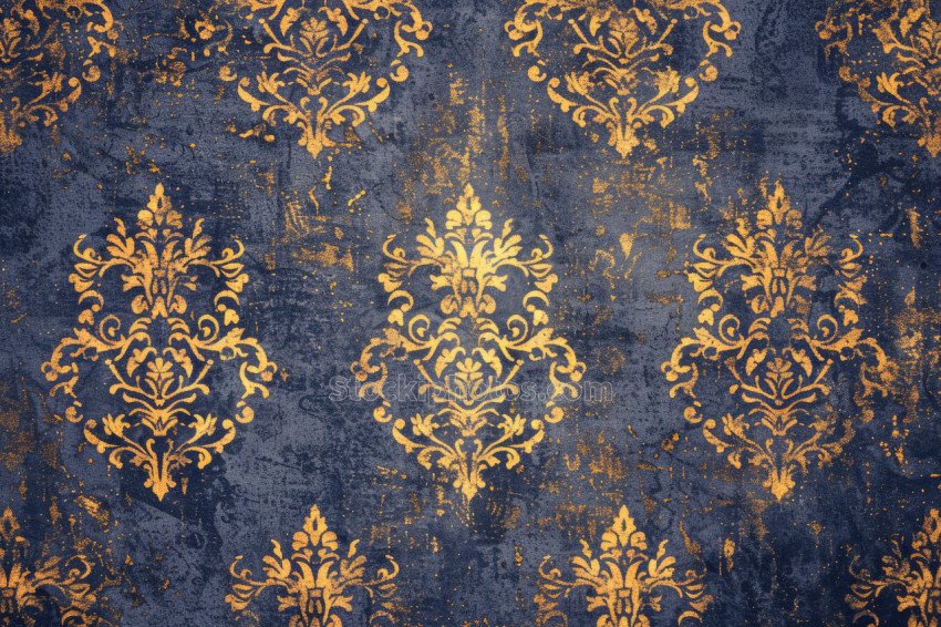 Vintage Blue and Gold Rustic (17)