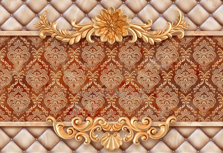 background with gold ornament