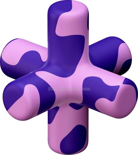 Abstract 3D Shape Object (50)