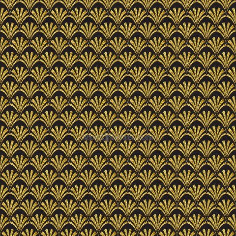 Gold Decoration Seamless pattern