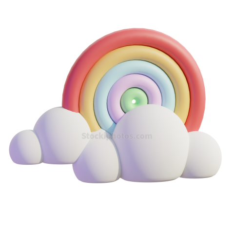 Rainbow 3D Fantasy Icon