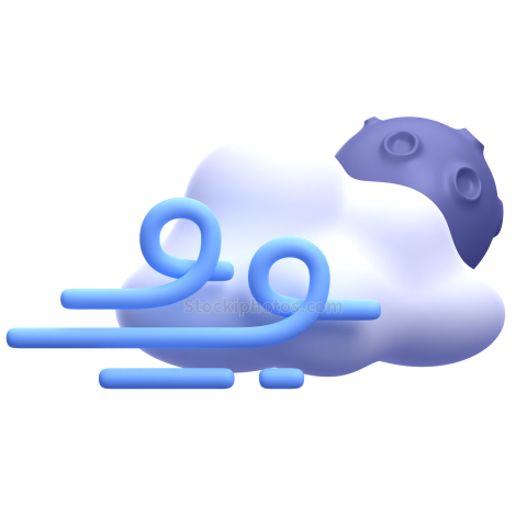 3d weather and climate icon illustration