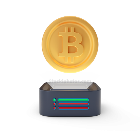 3D Cryptocurrency Illustration icons (8)