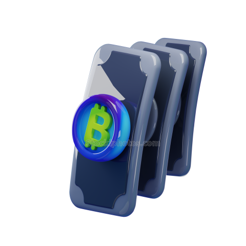 Money Cryptocurrency 3D Icons