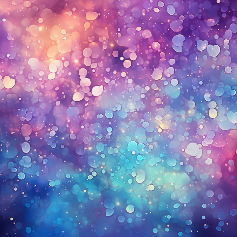 Iridescent Glitter Background Illustration