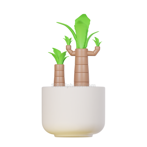 3d Icon Plant Illustration Corn Plant