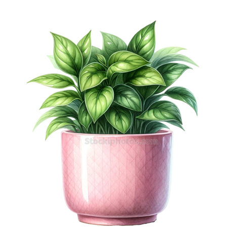 Potted Plant Succulent Cactus (7)