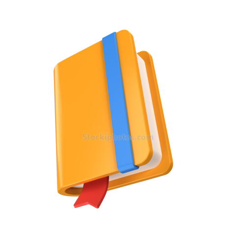 Back to School 3D Illustration Icon Book