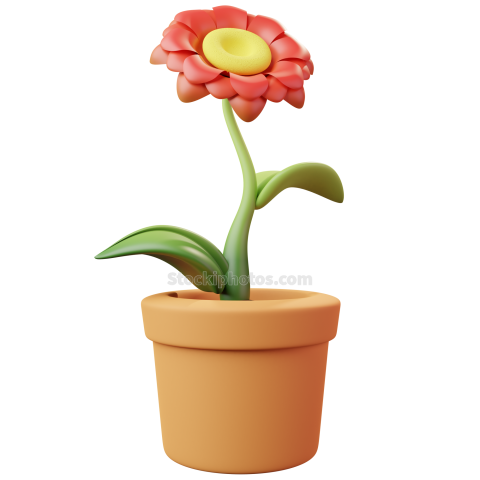 3D Leveling System Perspective Png Icon flower 3