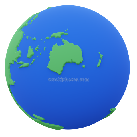 3D Earth Globe Illustration