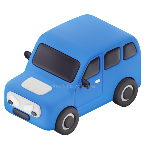 Motor Vehicle Car 3d Illustration Icon SUV