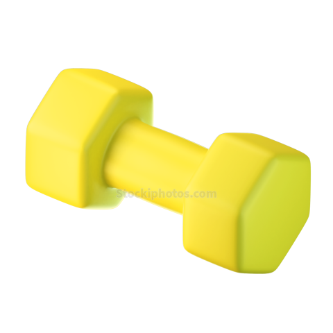 Fitness Gym 3D Icon Dumbell 2