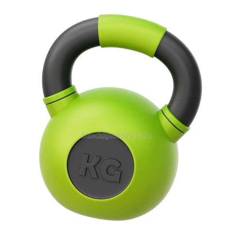 Fitness Gym 3D Icon Kettle Bell