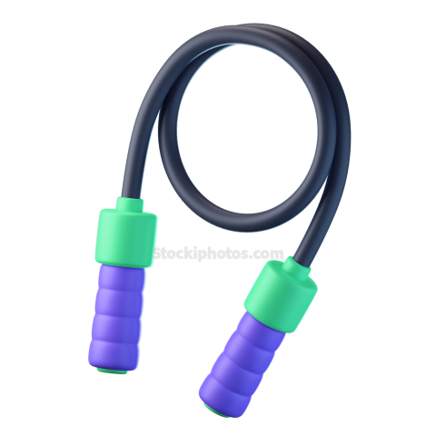 Fitness Gym 3D Icon Skipping Rope 5