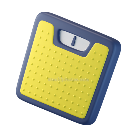 Fitness Gym 3D Icon Weight Scale 2