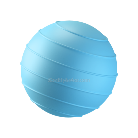 Fitness Gym 3D Icon Yoga Ball 3