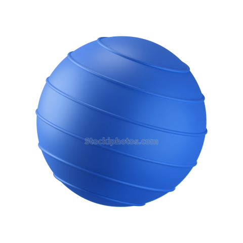 Fitness Gym 3D Icon Yoga Ball 4