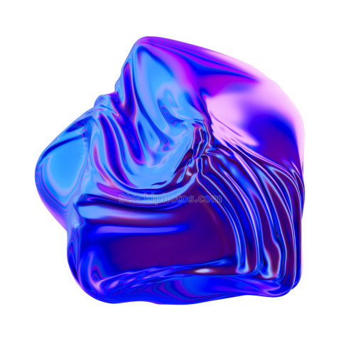 Abstract Liquid Glass shape Illustration (2)