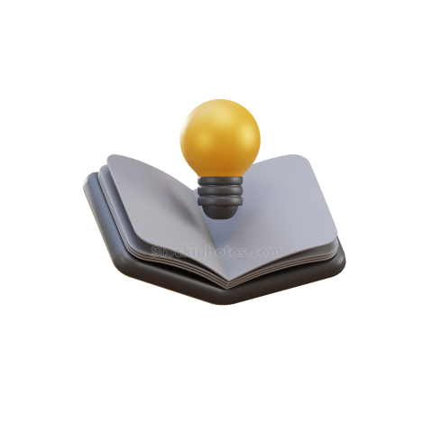 School Education Learning 3d Icon Knowledge Idea