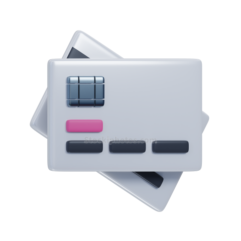 Digital Payment 3d icon Credit card 3