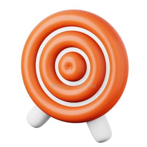 3D Illustration Icon Target 3