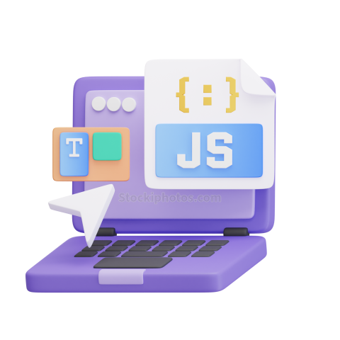3D Web Application UI Design Illustration JavaScript Programming