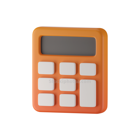 Application User Interface 3D Icon Illustration Calculator