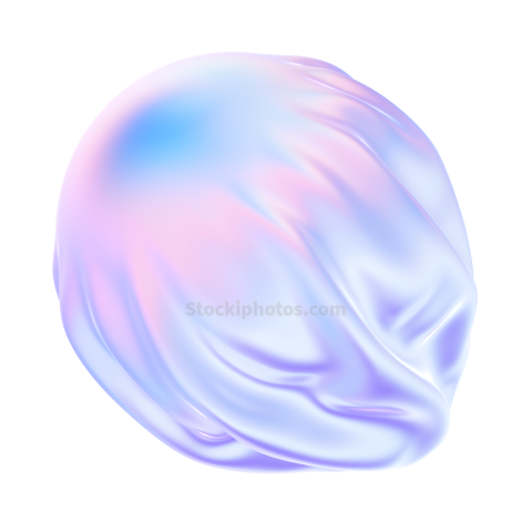 Fluid Holographic Shapes Illustration (3)