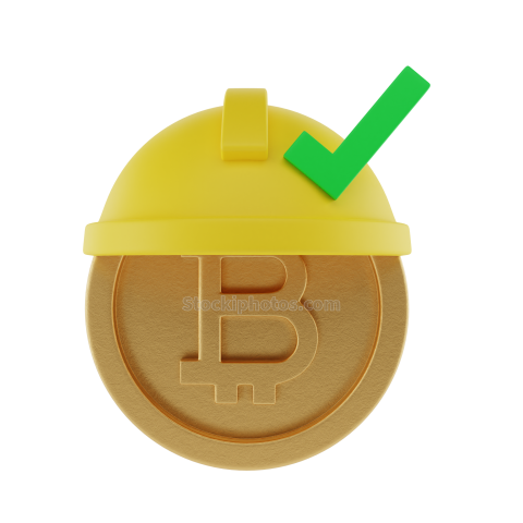 3D Crypto Currency Finance Illustration Helmet 1