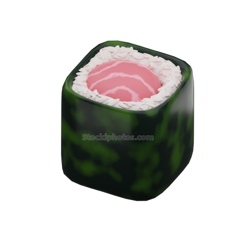 3D Japanese Food Asian Restaurant Illustration Meat (4)