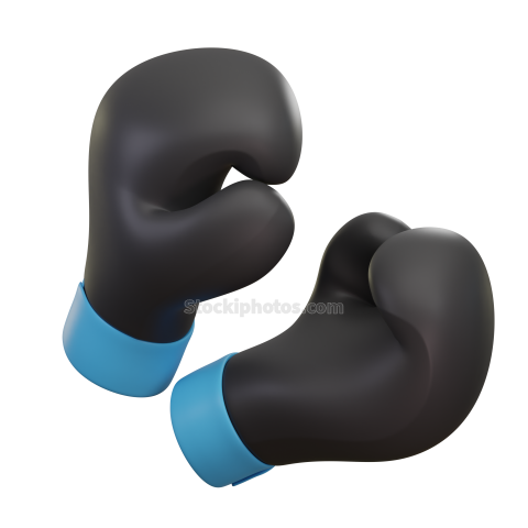 3D Gym Workout and Fitness Illustration Boxing Gloves