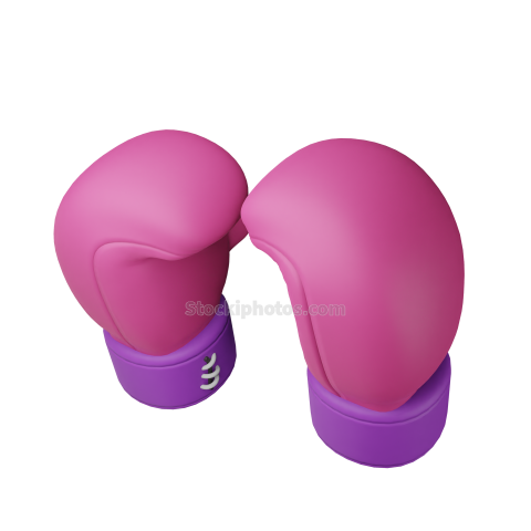 3D Gym Workout and Fitness Illustration Boxing Gloves 1