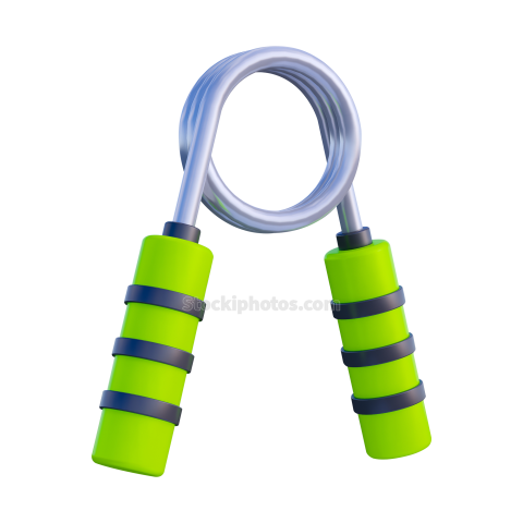 3D Gym Workout and Fitness Illustration Jump rope 1