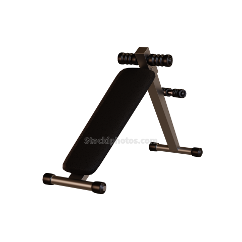 Fitness and gym icon 3d illustration Pull up Incline press