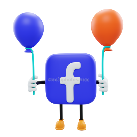 3D Social Media Emoji Character Illustration Facebook (3)