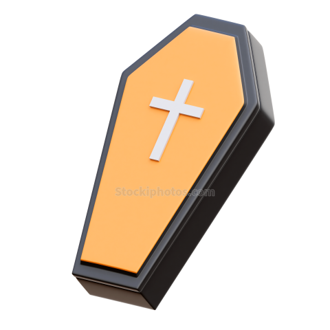 3D Halloween Holiday Celebration Illustration coffin 5