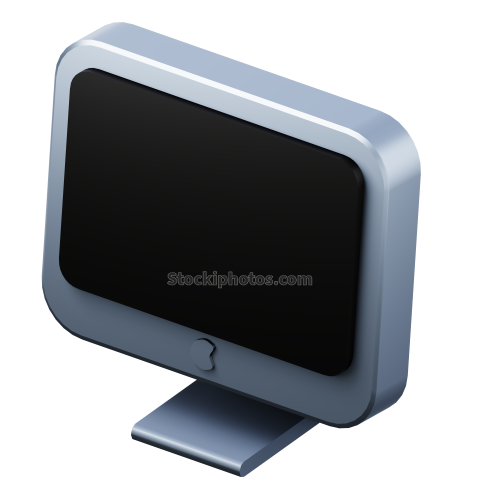 3D Illustration Icon Computer 3