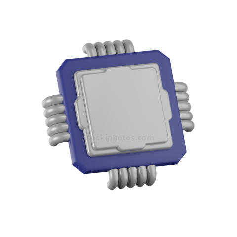 Personal Computer Technology 3d icon Processor