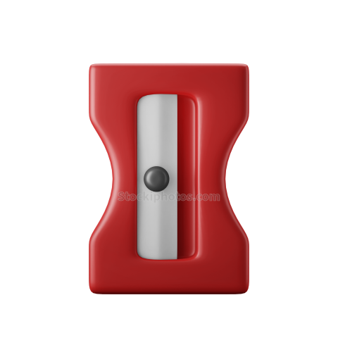 3D School Education and Elearning UI Illustration Icon Sharpener