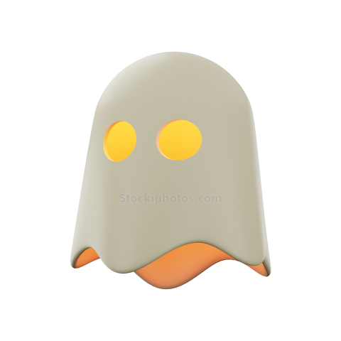 Halloween Fall 3D Illustration Mask