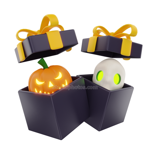 3D Halloween Holiday Celebration SpookyIllustration (4)