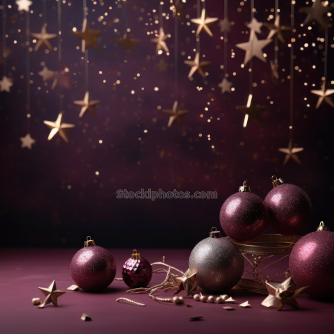 Mulberry Midnight Celebration Background Decoration (6)